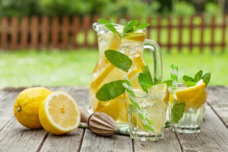 Lemon Balm Lemonade Recipe Image